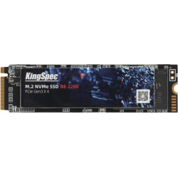 KingSpec SSD 128GB M.2 2280 PCIe 3.0 x4 NVMe R1800/W600MB/s 3D TLC MTBF 1M 96200/76400 IOPS 87TBW