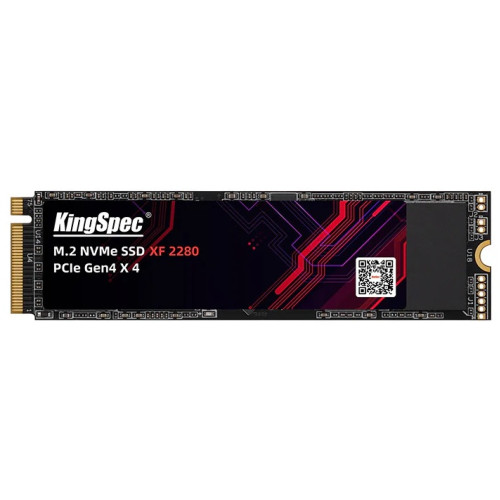 KingSpec SSD 2TB M.2 2280 PCIe 4.0 x4 NVMe R5100/W4400MB/s 3D TLC MTBF 1M 2400TBW