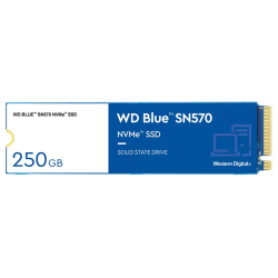 Western Digital SSD BLUE SN570 NVMe 250Gb M.2 2280 WDS250G3B0C, 1 year