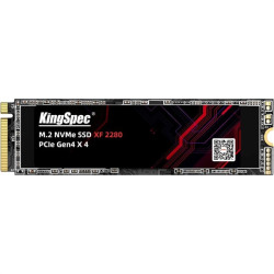 KingSpec SSD 256GB M.2 2280 PCIe 4.0 x4 NVMe R4900/W2800MB/s 3D TLC MTBF 1M 125TBW