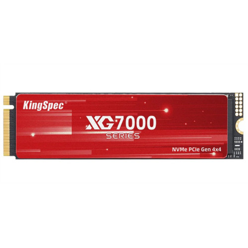 KingSpec SSD 512GB M.2 2280 PCIe 4.0 x4 NVMe R7200/W4400MB/s 3D TLC MTBF 1M 300TBW