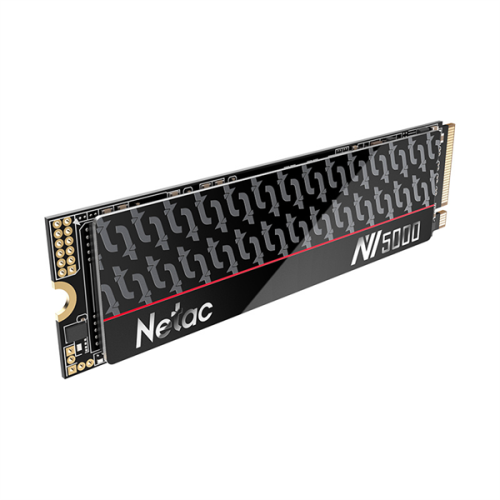 Netac SSD NV5000-T 500GB PCIe 4 x4 M.2 2280 NVMe 3D NAND SSD, R/W up to 4800/2700MB/s, IOPS(R4K) 200K/440K, TBW 320TB, with heat spreader, 5y wty