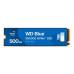 Western Digital Blue SN5000 SSD M2.2280 PCIe 4.0 500Gb, 5000MBs/4000MBs, TBW 300, WDS500G4B0E, 1 year