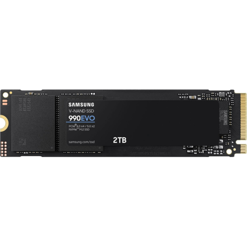 SSD M.2 (PCI-E NVMe 2.0 Gen 4.0 x4) 2Tb Samsung 990 EVO (R5000/W4200MB/s) 1year