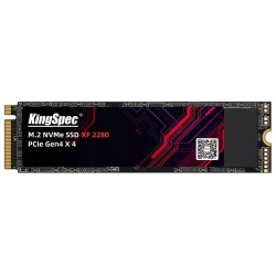 KingSpec SSD 512GB M.2 2280 PCIe 4.0 x4 NVMe R4900/W2800MB/s 3D TLC MTBF 1M 600TBW