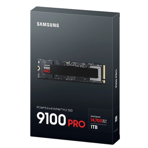 SSD M.2 (PCI-E NVMe 2.0 Gen 5.0 x4) 1Tb Samsung 9100 PRO (R14800/W13400MB/s) 1year