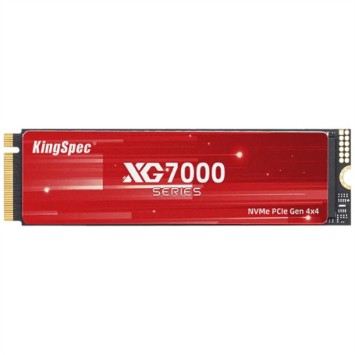 KingSpec SSD 2TB M.2 2280 PCIe 4.0 x4 NVMe R7400/W4400MB/s 3D TLC MTBF 1M 1200TBW
