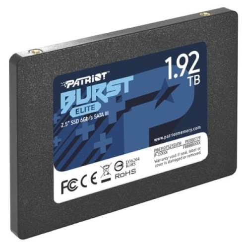 Patriot SSD BURST ELITE 1920Gb SATA3 2.5” R450/W320 TBW 800TB 3D NAND