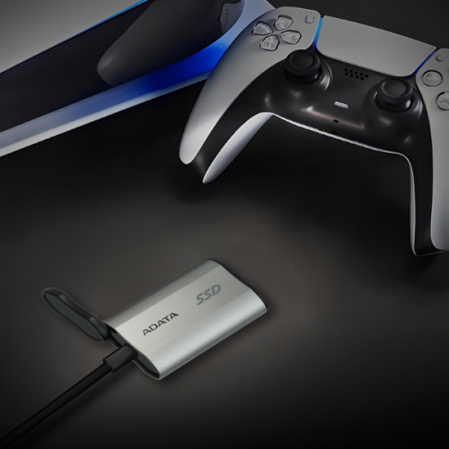 Внешний SSD 2TB USB 3.2 Gen 2x2 Type-C R2000/W2000MB/s 3D NAND серебристый