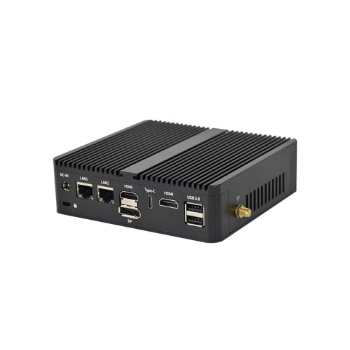 IRBIS Smartdesk mini PC Fanless Intel N100 (4C/4T - up to 3.4Ghz), 8GB DDR4 2666, 256GB SSD M.2, Intel UHD, WiFi, BT, 2xRS232 (serial COM port), NoOS, 1Y