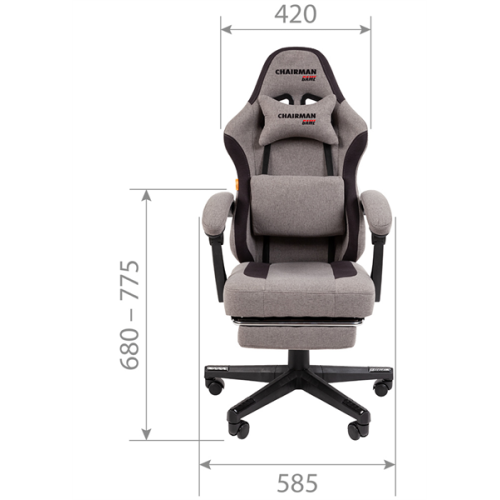 Chairman   game CH27 серо-черный