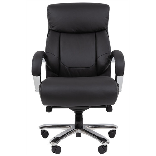 Chairman CH407 нат.кожа/экокожа, черный