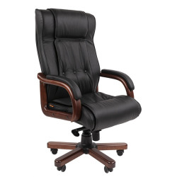 Chairman 653   Россия     черная нат.кожа/экокожа (мультиблок)