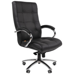 Chairman 424 Россия нат.кожа/экокожа черная (мультиблок)