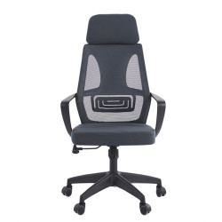 Chairman CH636 черный пластик, темно-серый