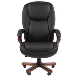 Chairman 408 Россия  нат.кожа/экокожа черная (мультиблок)