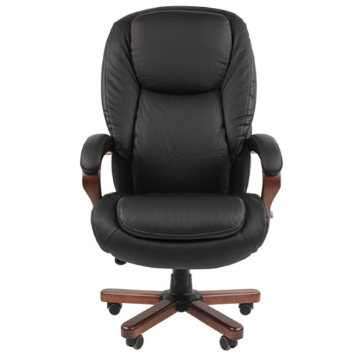 Chairman 408 Россия  нат.кожа/экокожа черная (мультиблок)