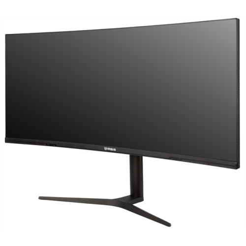 IRBIS NOBLEVIEW 38'' LED Monitor Curved 3840x1600, 21:9, IPS, 300 cd/m2, 2000:1, 3ms, HDMI, DP USB-C(65W) USB-Ax2 USB-B 75Hz Tilt Height Swivel Speak VESA Black 3y  (China)