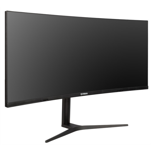 IRBIS NOBLEVIEW 38'' LED Monitor Curved 3840x1600, 21:9, IPS, 300 cd/m2, 2000:1, 3ms, HDMI, DP USB-C(65W) USB-Ax2 USB-B 75Hz Tilt Height Swivel Speak VESA Black 3y  (China)