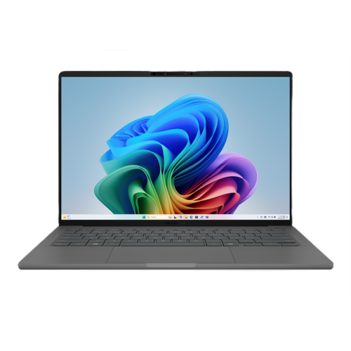 ASUS Zenbook A14 UX3407QA-QD267W Snapdragon X  X1 26 100  Qualcomm Hexagon LPDDR5X 16GB 512GB PCIE SSD Adreno GPU/ WUXGA (1920 x 1200) ,WIN11 HOME 0.74 kg Iceland Gray