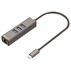 ORIGO Сетевой адаптер USB-C, 3xUSB 3.0, 1x1000Base-T