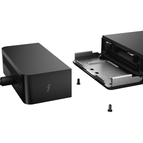 Dell Dock WD22TB4 Thunderbolt™; 180W (USB-C) (2xDP 1.4; 1xHDMI 2.0; 2 x Thunderbolt 4; 2xUSB-C; 3xUSB-A; 1xRJ-45) (без EU кабеля)