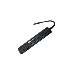 ORIGO Док-станция USB-C, 3xUSB 3.0, 1xUSB-C/PD 3.0, 1xHDMI, слот SD/TF/microSD
