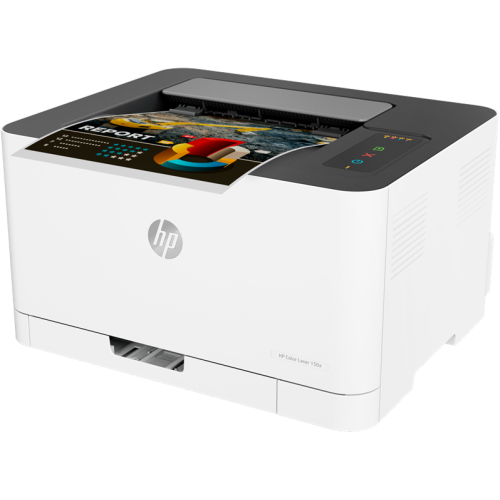 HP Color Laser 150a Printer (A4,600x600dpi, (18(4)ppm, 64Mb, USB 2.0, 1tray 150, cartridges 700b &500cmy pages in box,repl.SL-C430 )