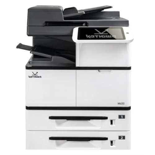 Катюша M450p принтер/копир/сканер, А3. 50 стр/мин Ч/Б А4, 1200 dpi. Сканер цвет А4-А3 120 стр/мин. 800 МГц, 4 Гб, Ethernet, USB, PS3, PCL6, PDF. ADF 90 л. Тонер 10 000 отп. пр-во РФ