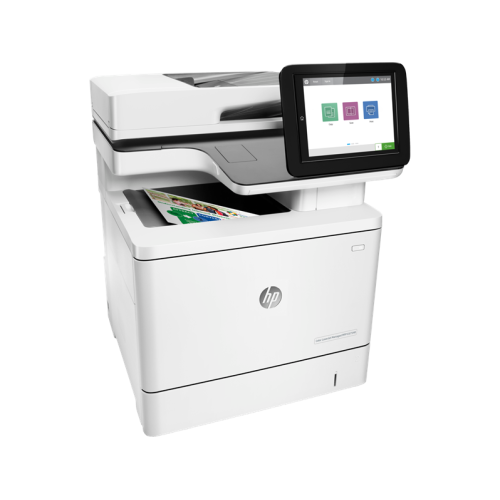 HP Color LaserJet Mgd MFP E57540dn Prntr (p/c/s, A4, 1200dpi, 38(38)ppm, 1,25GB(print),500MB(scan), HDD320Gb, 2trays 100+550, ADF100, Duplex, USB/GigEth, cart. 6KB&5K CMYp. inbox)