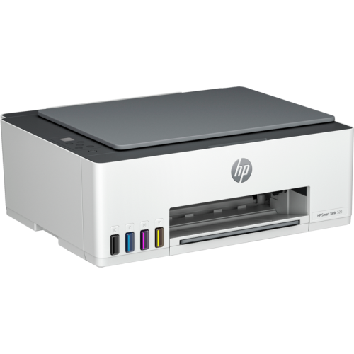 HP Smart Tank 520 All-in-One (p/c/s, A4, 4800x1200dpi, CISS, 12(5)ppm,  1tray 100, USB2.0/Wi-Fi, cartr. 18,000 pages black & 6,000 pages color in box)