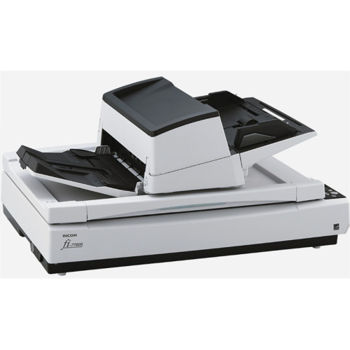 Ricoh scanner fi-7700S (Профессиональный сканер для небольших объемов документов, 80 стр/мин, 80 изобр/мин, А3, одностороннее устройство АПД и планшетный блок, USB 3.1, светодиодная подсветка)
