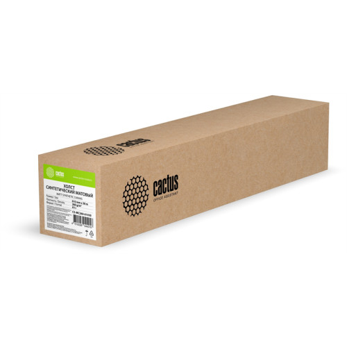 Cactus CS-MC260-61030 610мм-30м/260г/м2/белый матовое синтетика для струйной печати втулка:50.8мм (2