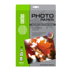 Cactus CS-MA419025 A4/190г/м2/25л./белый матовое для струйной печати