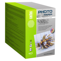 Cactus CS-MA6230500 A6/230г/м2/500л./белый матовое для струйной печати