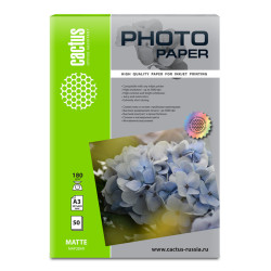 Cactus CS-MA318050 A3/180г/м2/50л./белый матовое для струйной печати