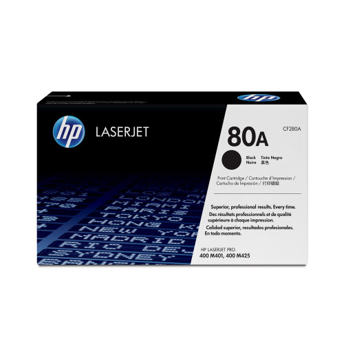 Cartridge HP 80A для LJ M401/M425, черный (2 700стр.)