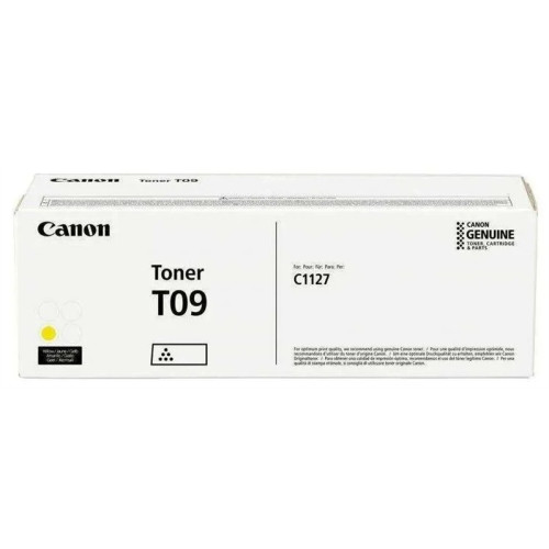Тонер-картридж Canon T09 Y жёлтый для i-SENSYS X C1127iF/C1127i/C1127P (5 900 стр.)