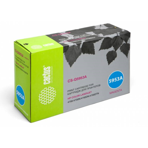 Cactus CS-Q5953A Q5953A пурпурный (10000стр.) для HP CLJ 4700