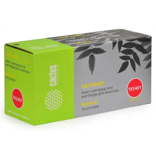 Cactus CS-TK540Y желтый (4000стр.) для Kyocera FS-C5100DN