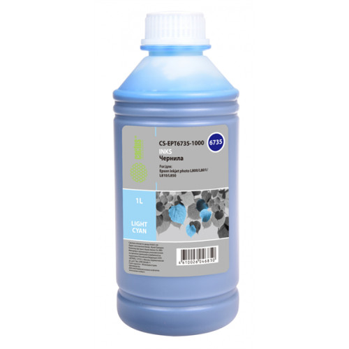 Cactus CS-EPT6735-1000 T6735 светло-голубой 1000мл для Epson L800/L810/L850/L1800