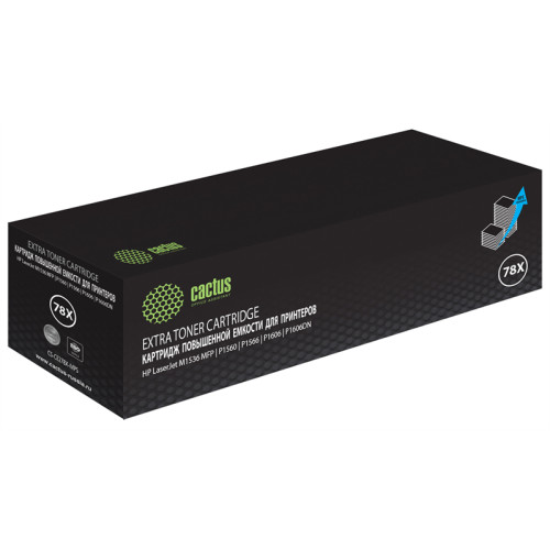 Cactus CS-CE278X-MPS CF278X черный (3000стр.) для HP LJ P1566/P1606w