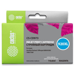 Cactus CS-CD973 №920XL пурпурный (14.6мл) для HP DJ 6000/6500/7000/7500