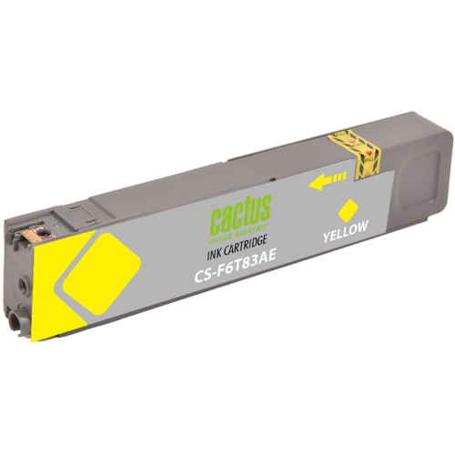 Cactus CS-F6T83AE 973XL желтый (110мл) для HP PageWide Pro 452dw/Pro 477dw