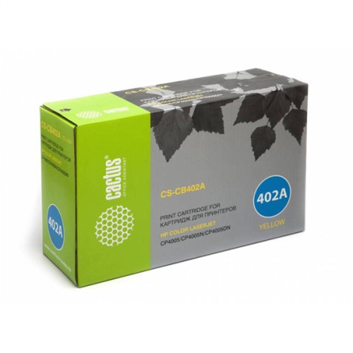 Cactus CS-CB402AR CB402A желтый (7500стр.) для HP CLJ CP4005/CP4005DN/CP4005N