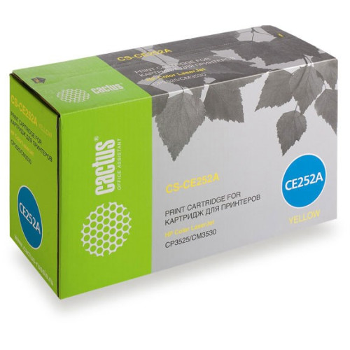 Cactus CS-CE252A CE252A желтый (7000стр.) для HP CLJ CP3525/CM3530