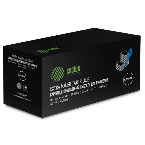 Cactus CS-CF362X-MPS CF362XX желтый (18000стр.) для HP CLJ M552dn/M553dn/M553N/M553x