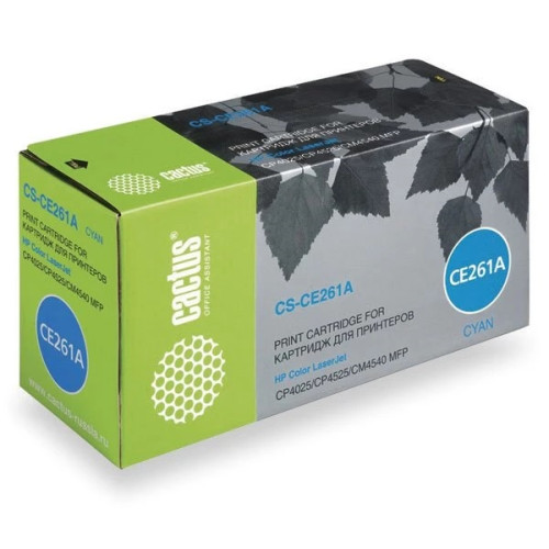 Cactus CS-CE261A CE261A голубой (11000стр.) для HP LJ CP4025/CP4525/CM4540