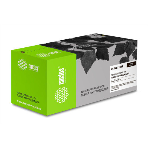 Cactus 013R00589 CS-WC118XR черный ч/б:60000стр. для WC C118/123/128 Xerox