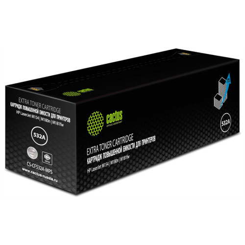 Cactus CS-CF532A-MPS CF532X желтый (2700стр.) для HP CLJ Pro M154a/M154nw/MFP M180n/M180nw/M181fw